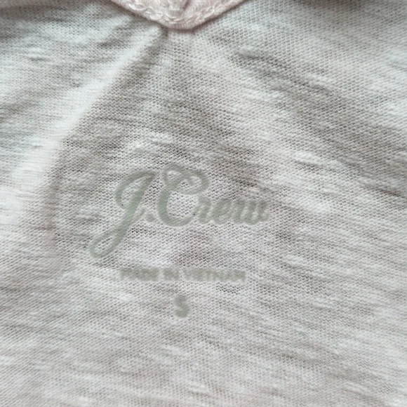 J. Crew Light Pink Tie-Back 3/4 Sleeve Top - Picture 2 of 8